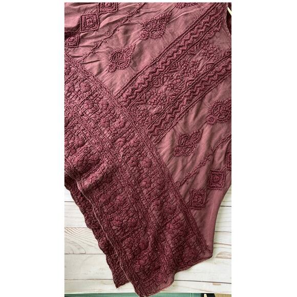 NWT Anthropology by Kyla Seo Blouse Pink Oversized - Picture 14 of 15